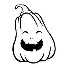 halloween pumpkins Jack O Lanterns faces. pumpkin icon. Scary Halloween pumpkin. 