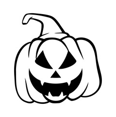 halloween pumpkins Jack O Lanterns faces. pumpkin icon. Scary Halloween pumpkin. 