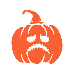 halloween pumpkins Jack O Lanterns faces. pumpkin icon. Scary Halloween pumpkin. 