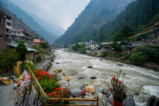 Various views of the Manikaran temple 