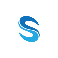 letter S logo icon vector template