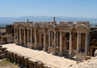 Fototapeta premium Hierapolis Ancient City, Pamukkale Denizli, Turkey