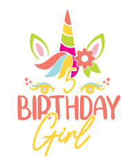 Fototapeta premium Unicorn Svg, Bundle Unicorn Bundle Svg, Unicorn birthday Svg, Unicorn Clip Art, Unicorn SVG bundle, Cute Unicorn SVG, Cricut, Silhouette,