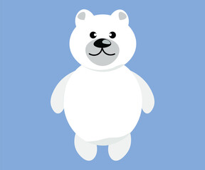 Fototapeta premium animal polar bear wild nature