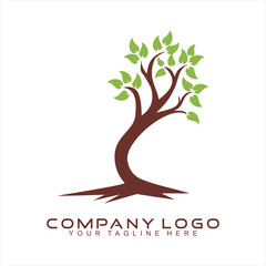 Simple Tree Logo Template Design. Logo can be used for Marketing, Consulting, Spa business
