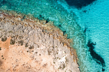 Marina di Lizzano, Torre Sgarrata, Taranto, Salento, Puglia, in estate, vista aerea