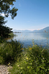 Plage Brison-Saint-Innocent, lac du Bourget, Savoie