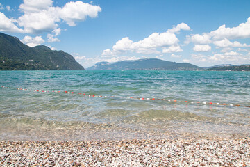 Plage de l'île aux cygnes, le Bourget du Lac