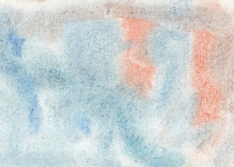 Handmade Watercolor Texture Background Vector, Colorful handmade Abstract Background