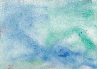 Handmade Watercolor Texture Background Vector, Colorful handmade Abstract Background