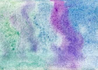 Handmade Watercolor Texture Background Vector, Colorful handmade Abstract Background