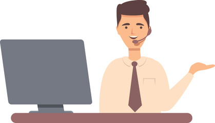 Help call icon cartoon vector. Advice team. People patient