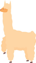 Peru lama icon cartoon vector. Funny cute. Cool baby