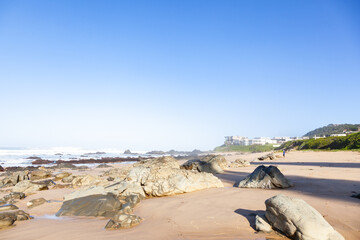 The beach at Keurboomstrand, South africa.