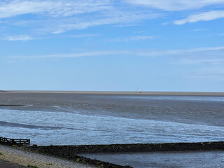 Sailboat on the Wadden sea