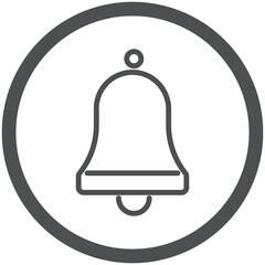 illustration of a black bell icon