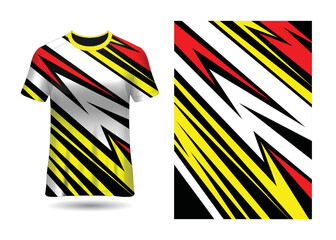 T-shirt sports abstract texture design jersey for racing, soccer, gaming, motocross, cycling vector