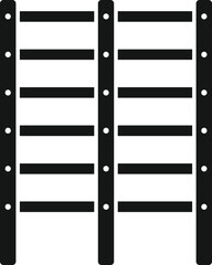 School gym icon simple vector. Sport playground