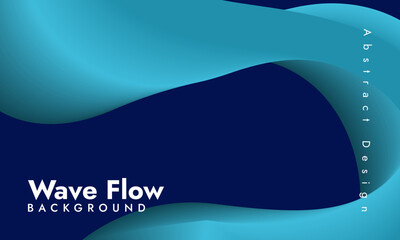 Blue liquid wave background