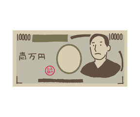手描きの一万円札