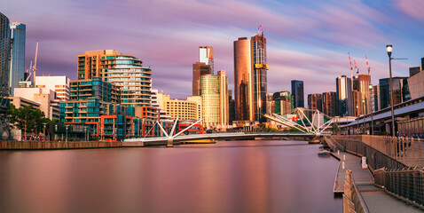 Fototapeta premium Melbourne sunset