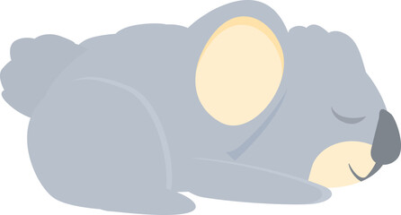 Sleeping koala icon cartoon vector. Cute bear. Australian baby