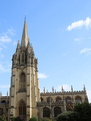 Fototapeta na wymiar University Church of St Mary the Virgin in OXFORD
