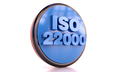 ISO 22000 3d text render