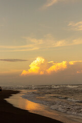 Fototapeta na wymiar Sunset in costa rica
