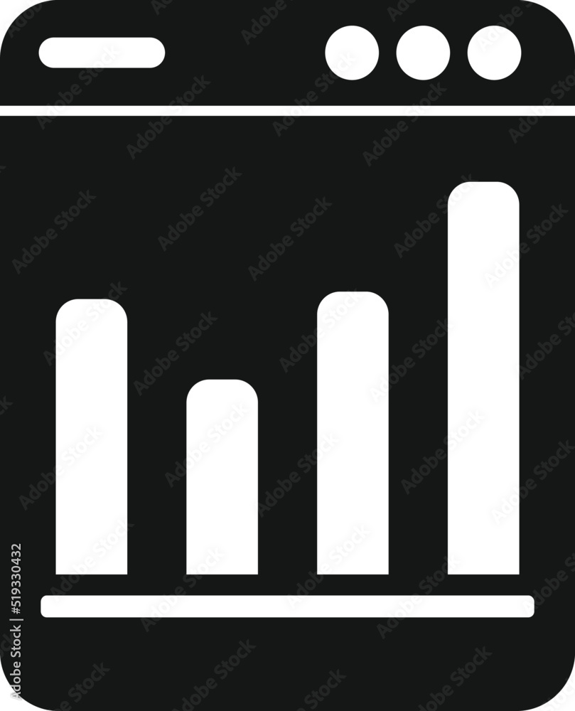 Poster web page graph icon simple vector. eco recycle