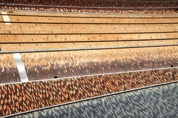 Street of Odense seen from above