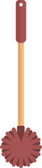 Obraz premium Wc tool icon cartoon vector. Clean bowl. Cleaner broom