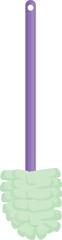 Colorful toilet brush icon cartoon vector. Clean bowl. Cleaning bathroom