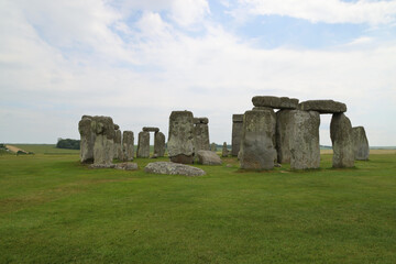 Fototapeta na wymiar The mysterious Stonehenge site in Great Britain