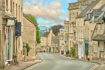 Painswick High Street The Cotswolds