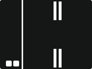 Parcel box icon simple vector. Eco bag