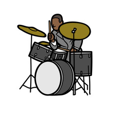 Fototapeta premium Drum Design Very Cool