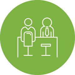 Employee Interview Icon