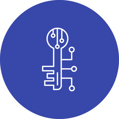 Electronic Key Icon