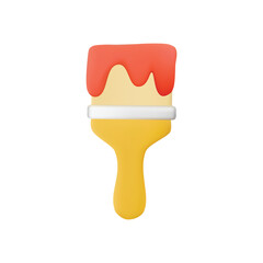 paint brush 3d icon