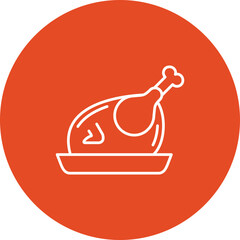 Fototapeta premium Chicken Icon