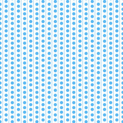 Polka dot seamless pattern for textile design, blue geometric background