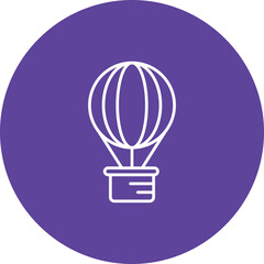 Hot Air Balloon Icon