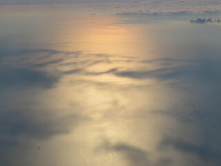 sunset over the sea