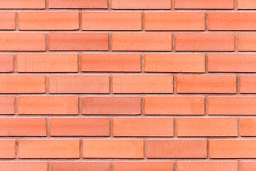 Red brick wall abstract background texture from the top to the bottom