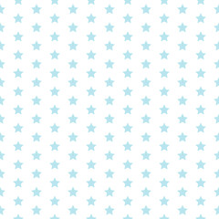 Holidays seamless pattern consisting of stars on white background. Perfect for use Happy Birthday, Merry Christmas, Halloween. Decoration element. Vector Illustration