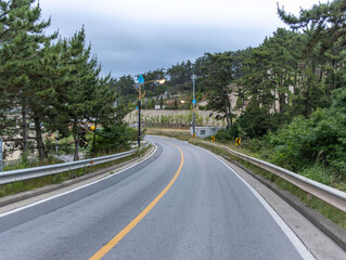 Naklejka premium korea road 길