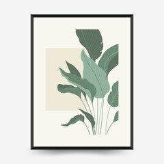 Nature, garden and landscape poster template or card. Flowers and plants at home and outdoor.