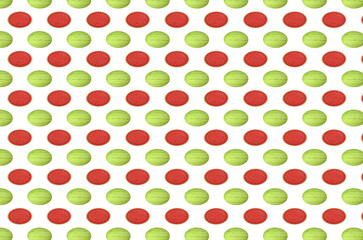 Watermelon pattern design. Great for fabric, textile, wrapping paper. 3d-rendering