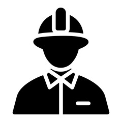 engineer glyph icon